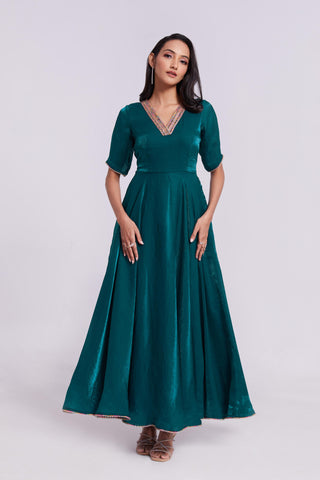 Beautiful Peacock Gown 