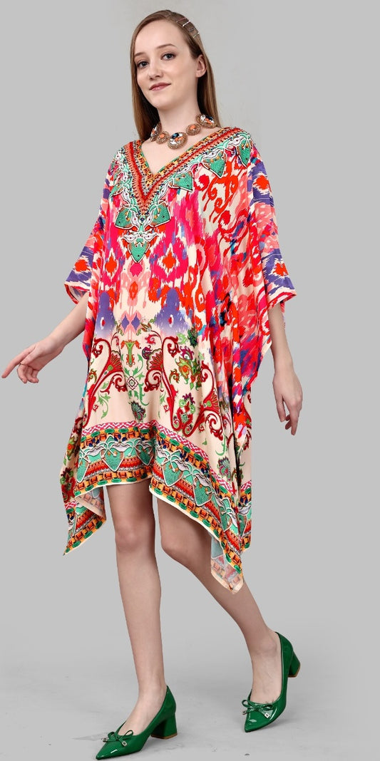 Short Caftan Cover Up
