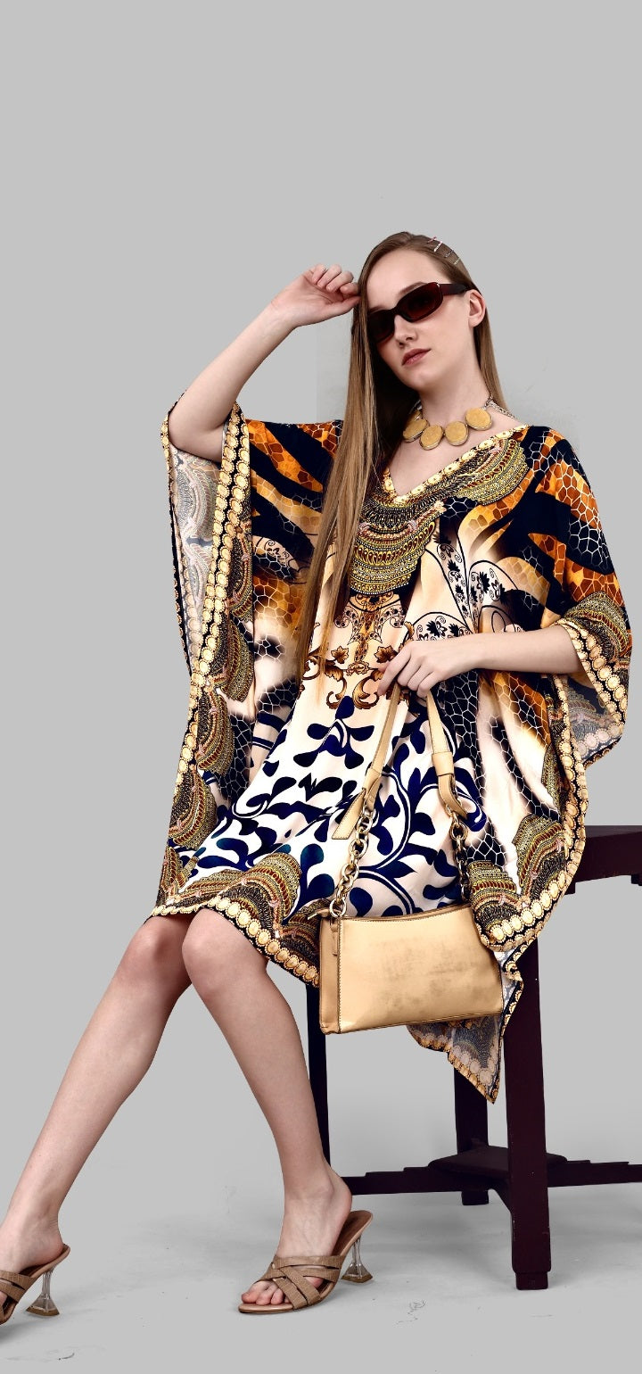 Short Caftan Cover Up
