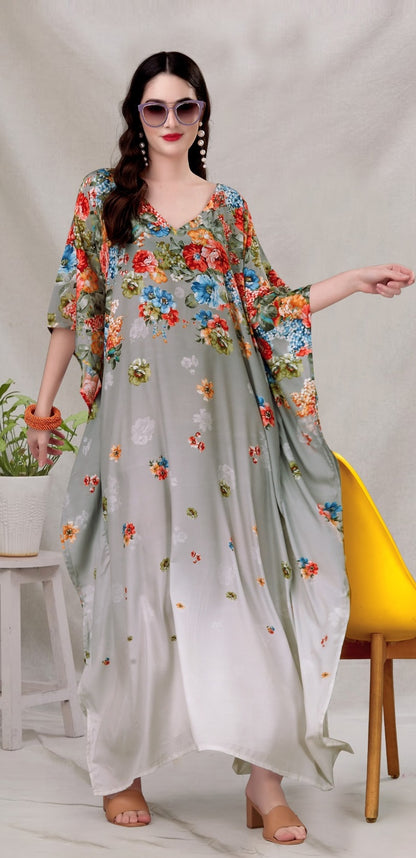 maxi kaftan dress party wear Black Kaftan Maxi Dress for Women. Batwing Black Caftan Dresses