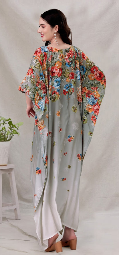 kaftan dress party wear Dinner Party Wear Kaftan Elegance Indian Caftan Maxi Dress