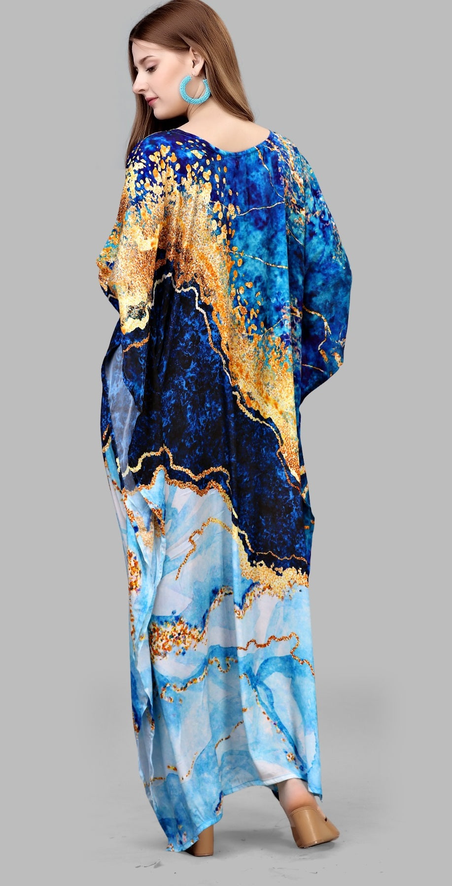 Designer kaftan dresses with sleeves