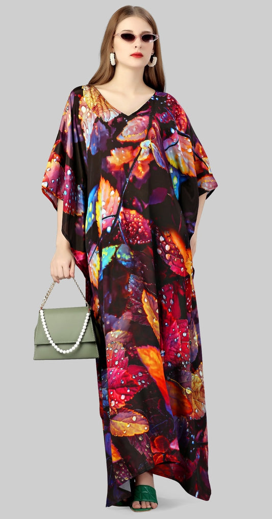 Women maxi kaftan dress party wear
