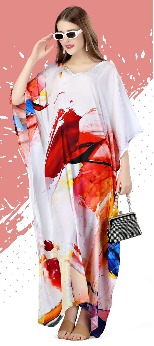 Women maxi kaftan dress party wear
