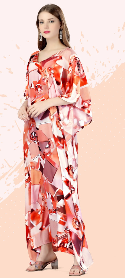 Casual women maxi kaftan party wear
