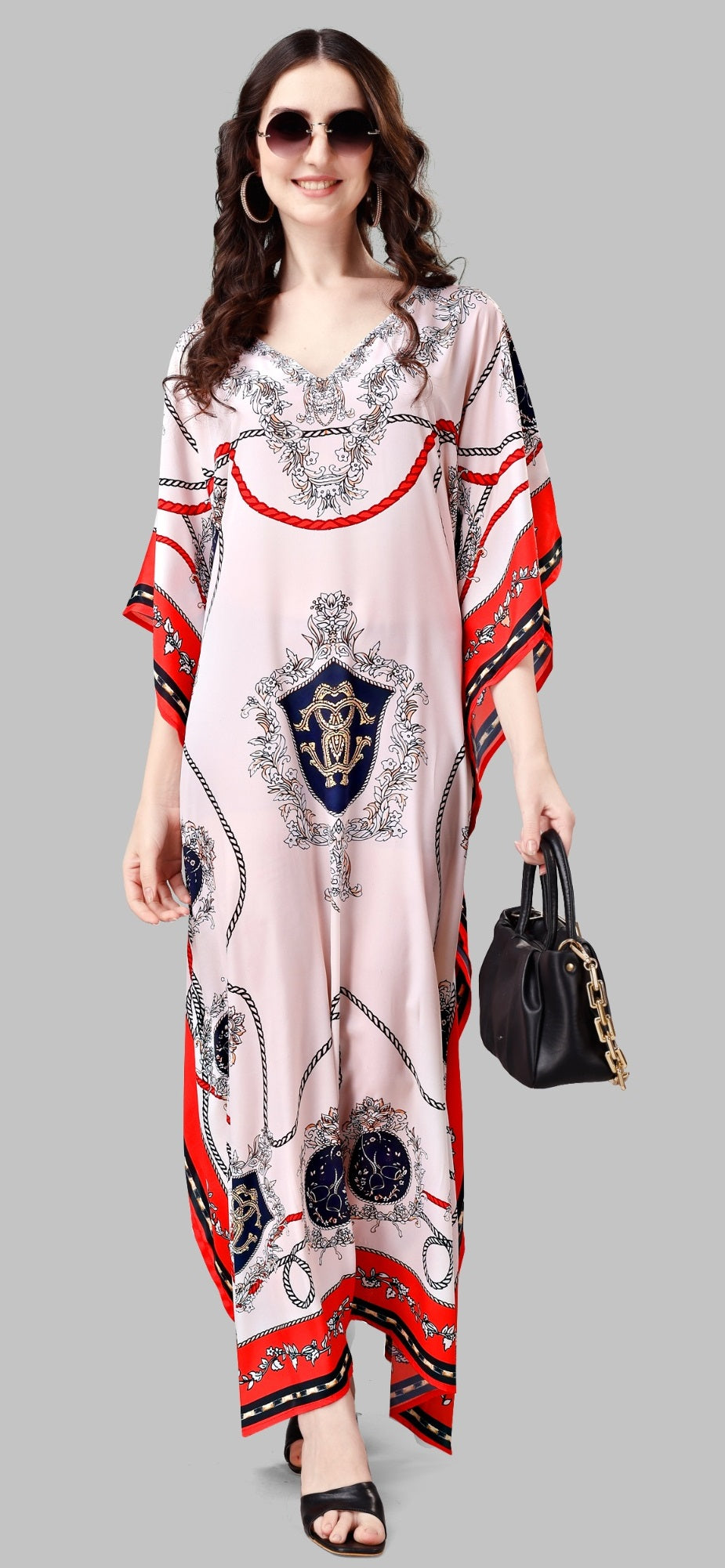 Designer Women Christmas Party Kaftan Elegance Maxi Dress – Ragthm