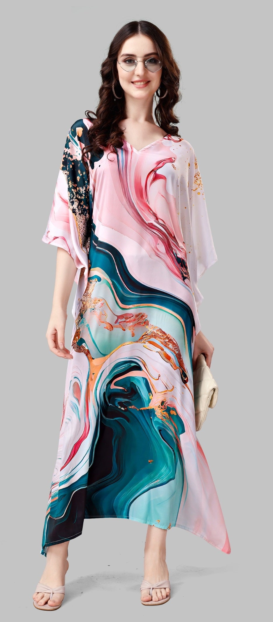 Women kaftan dress party wear
