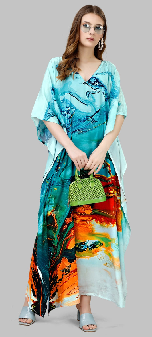 Maxi kaftan dress party wear
