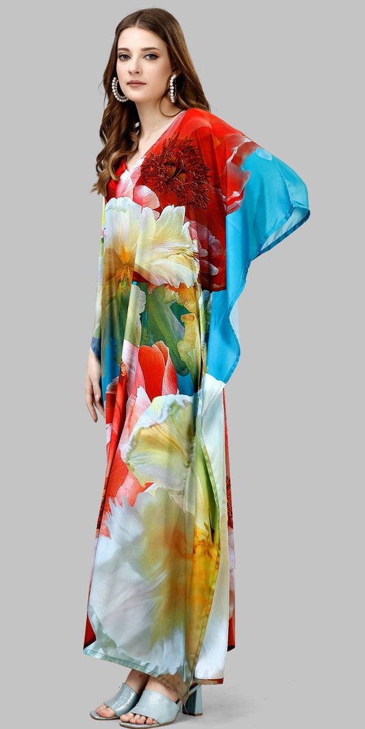 Women maxi kaftan dress party wear
