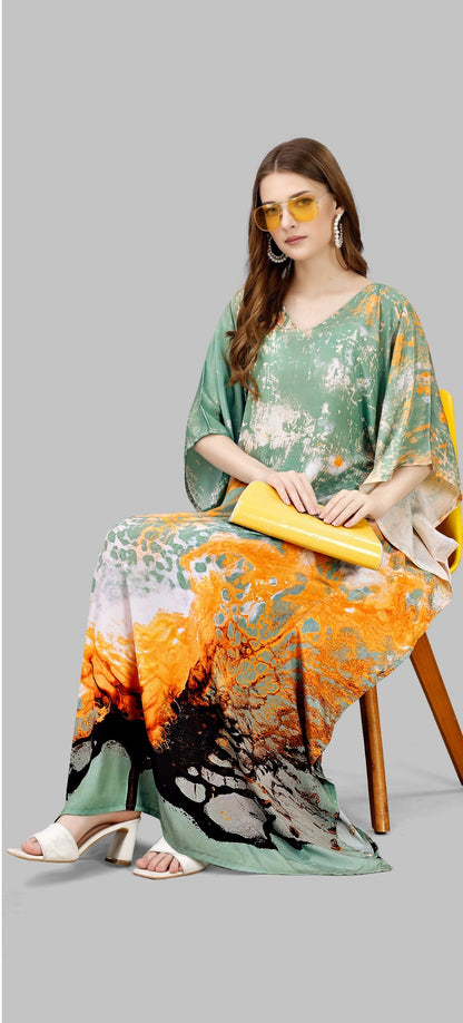 Women maxi kaftan dress 