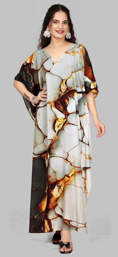 Maxi women kaftan dress nightwear
