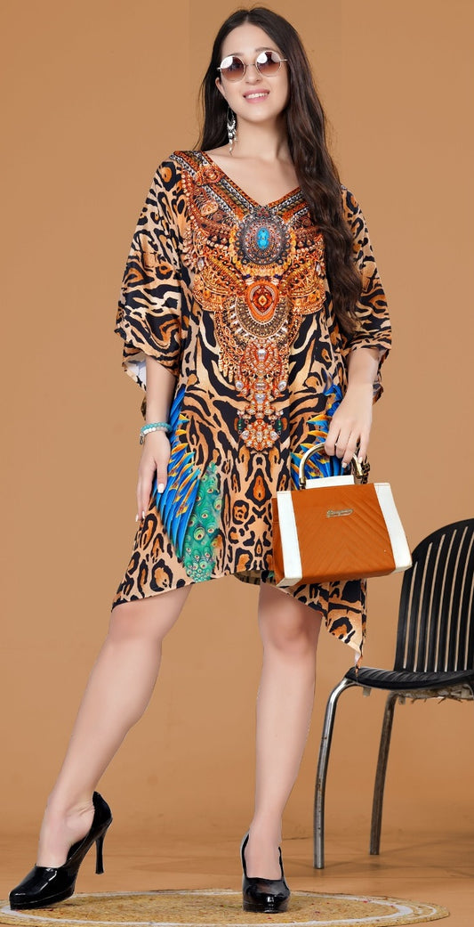 Short Caftan Cover Up
