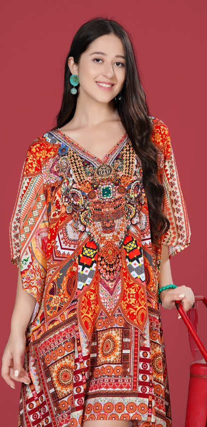 Short Kaftan Dress Design
