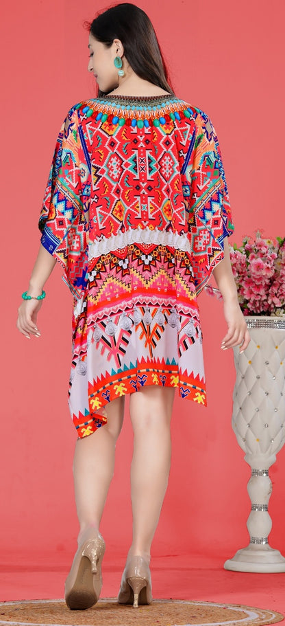 Short Caftan Cover Up
