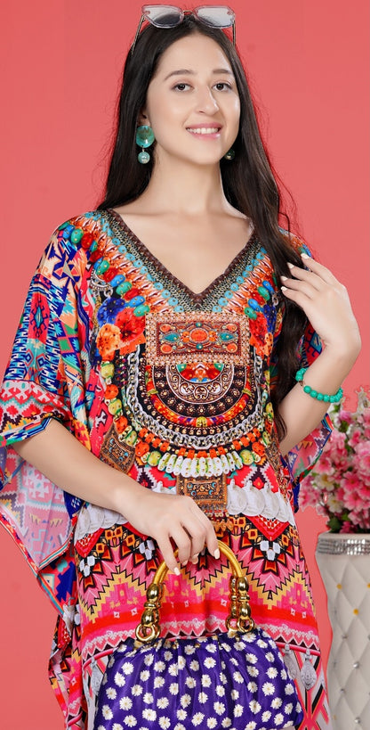 Short Kaftan Dress Design
