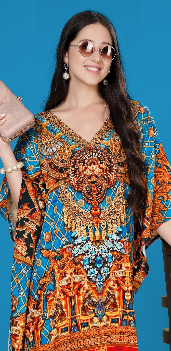 Short Caftan Cover Up
