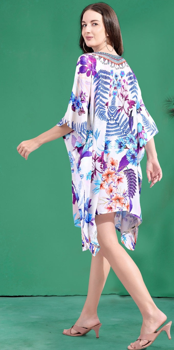 Short Caftan Cover Up
