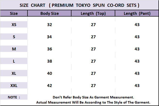 White And Black Tokyo Spun Co-ord Sets For Women