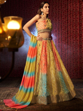 Yellow Lehenga for Haldi
