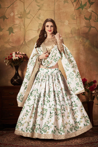 White Color Lehenga Choli