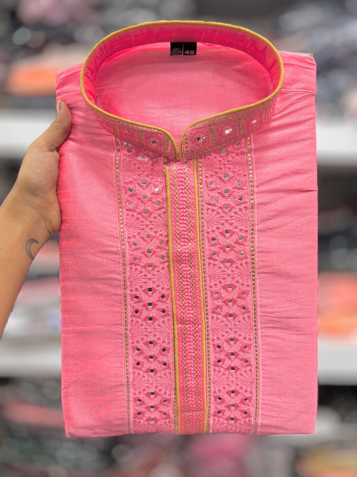 Silk kurta pajama for men