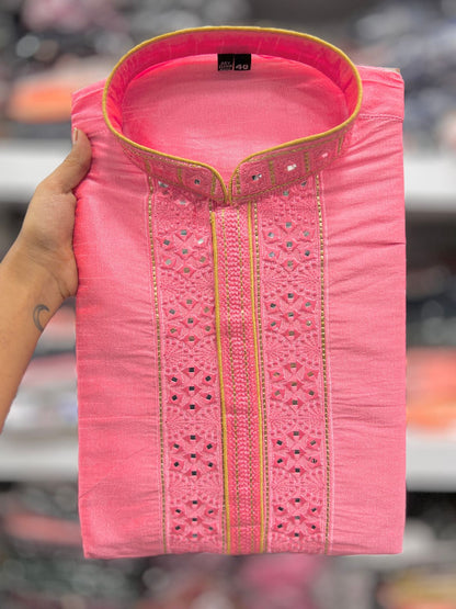 Silk kurta pajama for men
