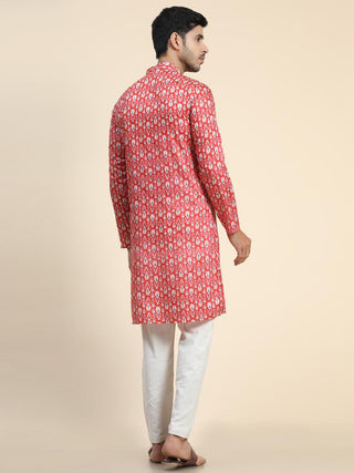 Red beautiful kurta set