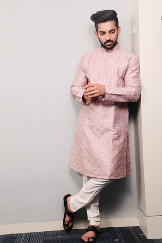 Soft Silk Wedding Wear Mens Kurta Pajama