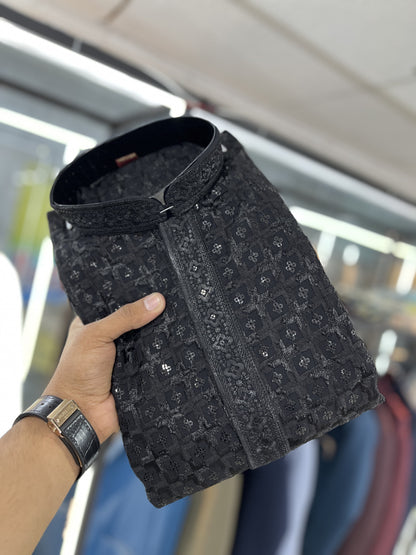 Black color mens for garba