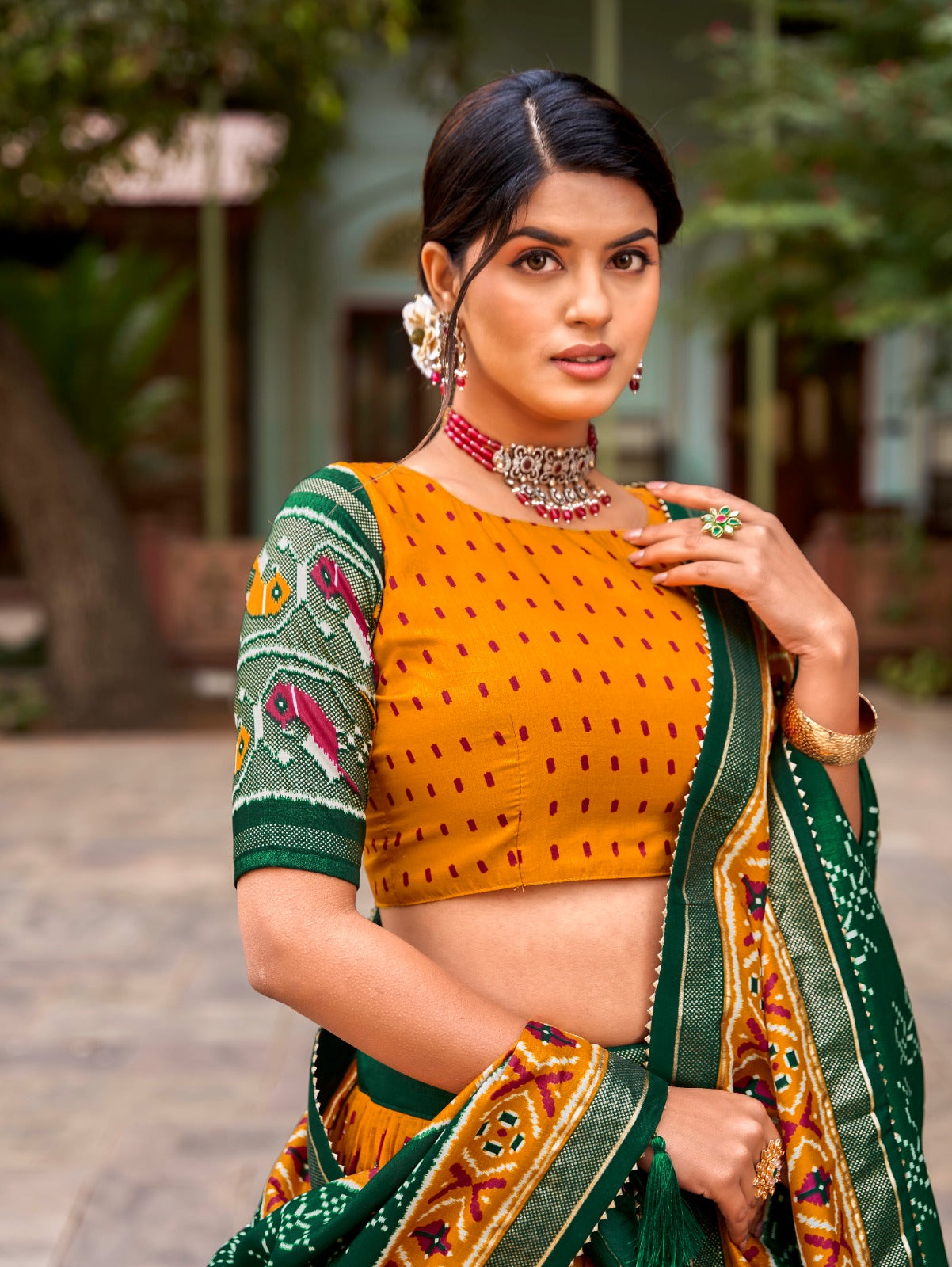 Traditional Silk Lehenga Choli