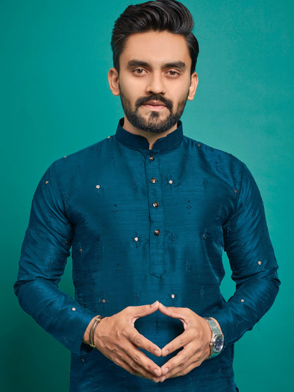 Blue Kurta Pajama for Men
