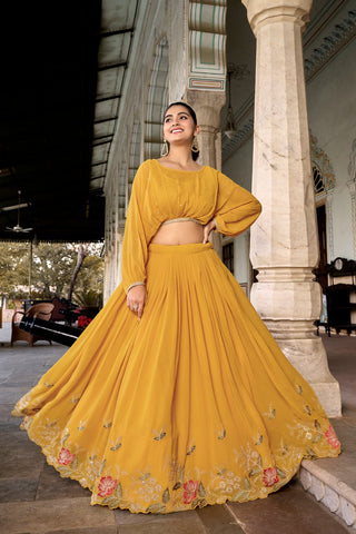 Beautiful Co-ord Lehenga Choli Set for Women Party Wear Lenghas