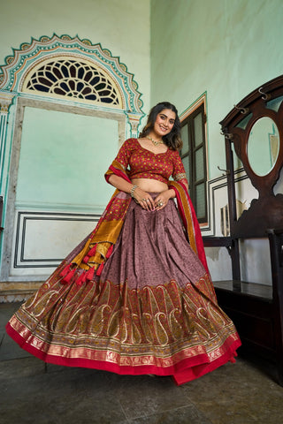  Silk Lehenga Choli With Dupatta