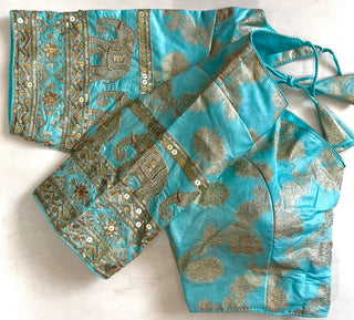 Rama Saree blouse designs front and back
