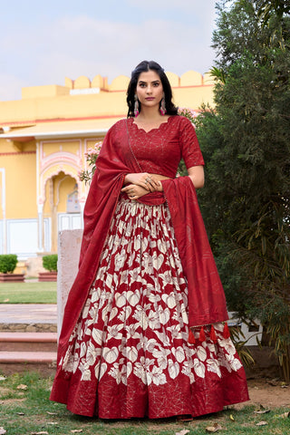 designer red lehenga choli online ragthm