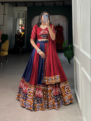 New Mirror Work Lehenga