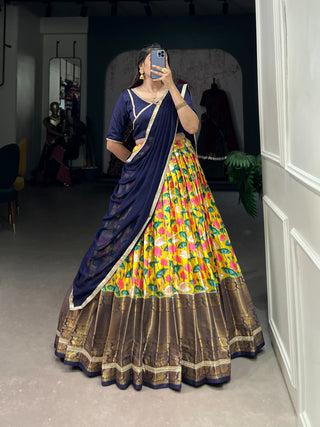 Mysore silk lehenga with price