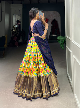 Mysore silk lehenga for wedding