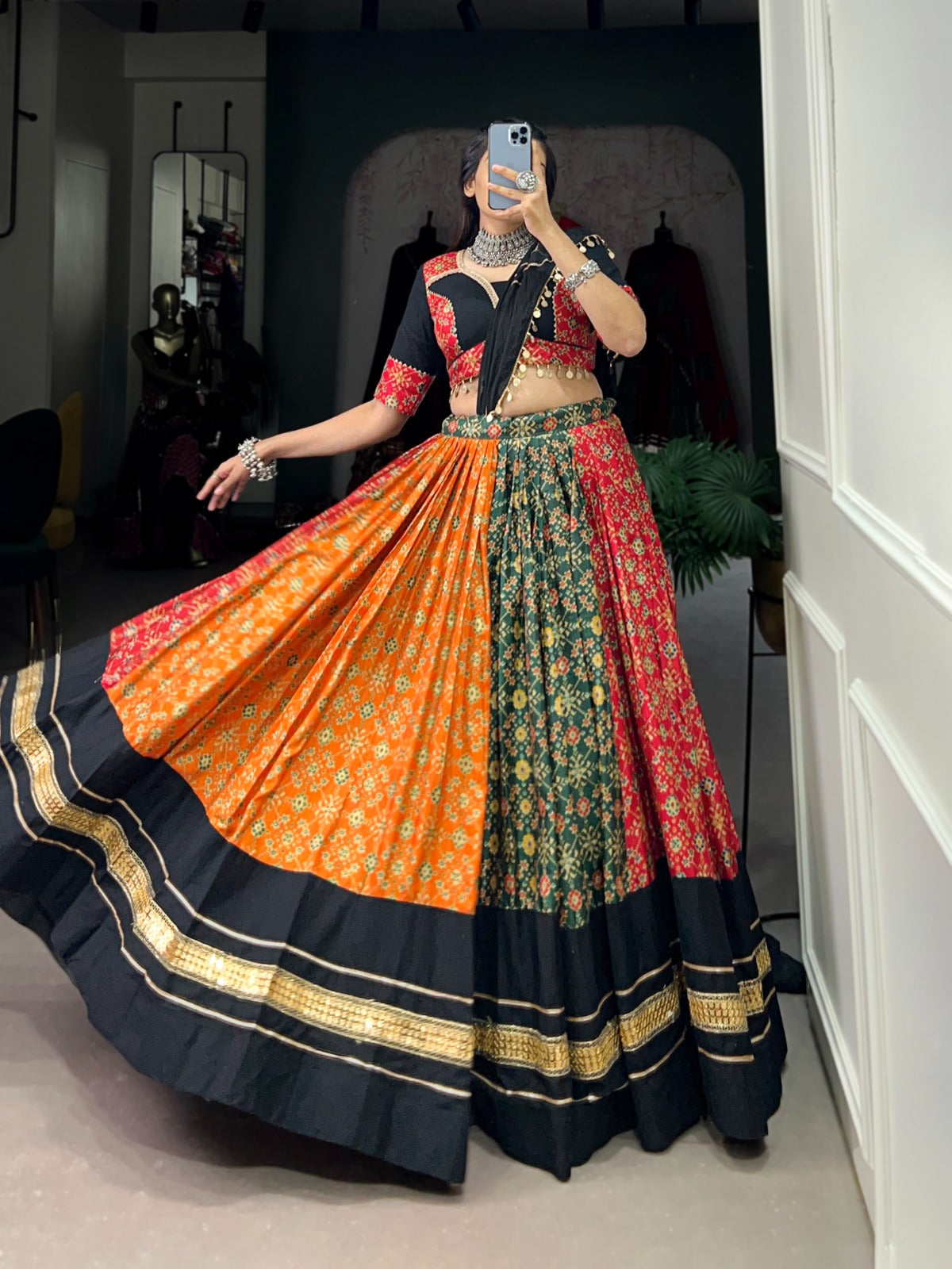 Awesome Multicolor Readymade Navratri Chaniya Choli For Women