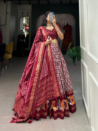 maroon chaniya choli for online shopping navratri