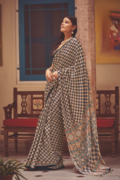 Multi color weaving saree with price