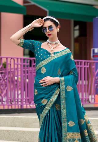 Indian Ethnic Traditional Silk Saree with blouse