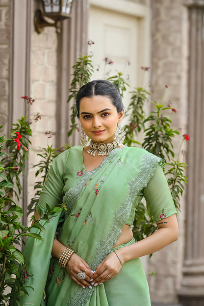Fancy traditional saree for women