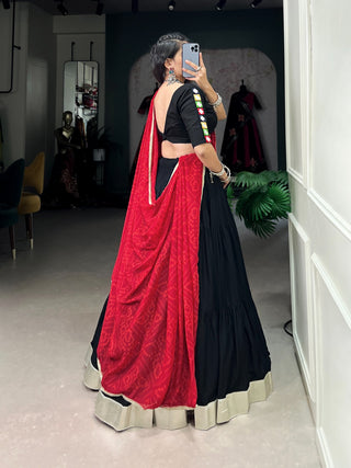 Black Chaniya Choli combination
