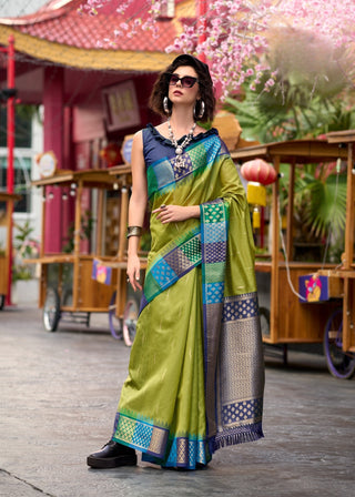 green banarasi silk saree online uk
