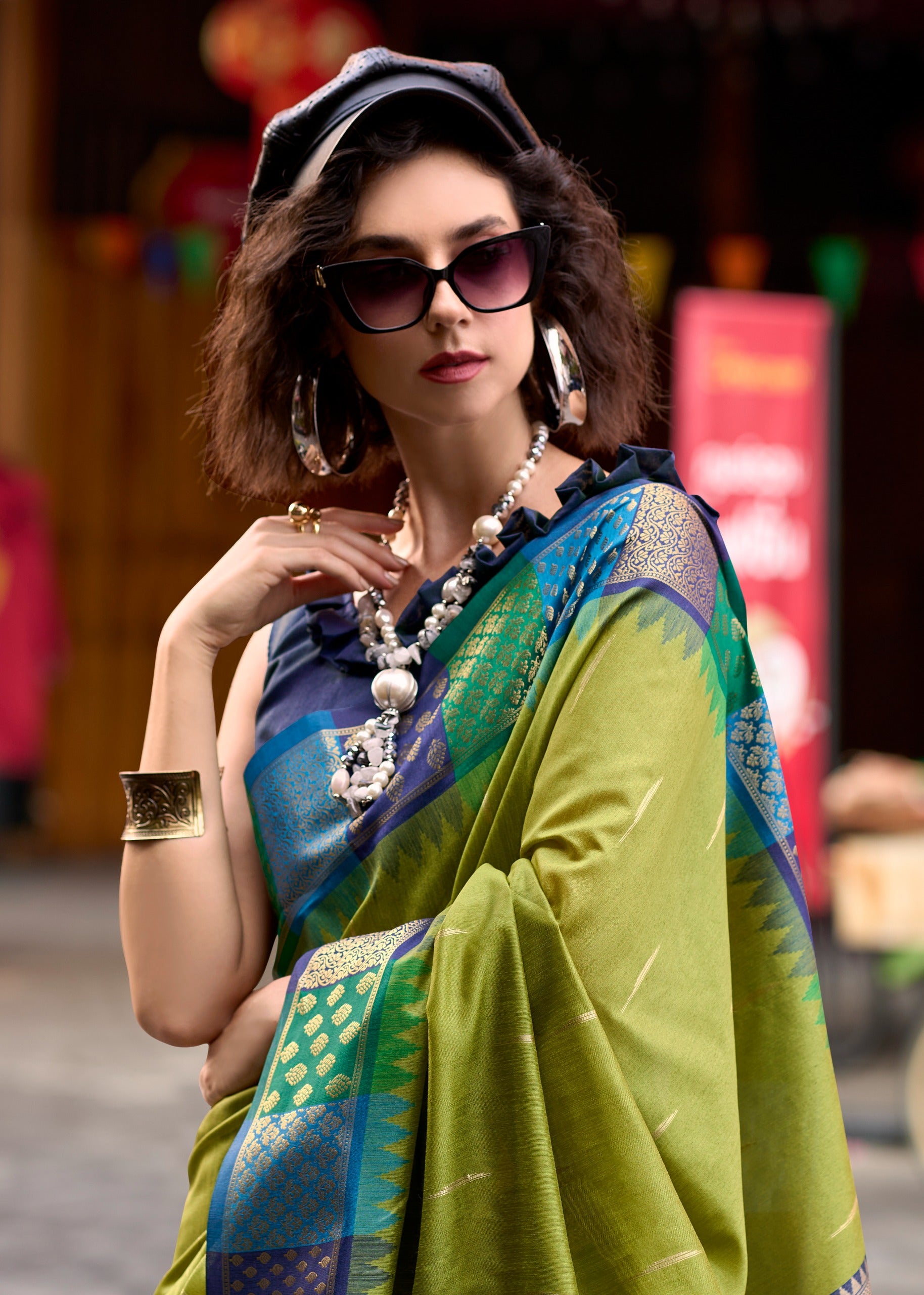 trendy saree collection for women