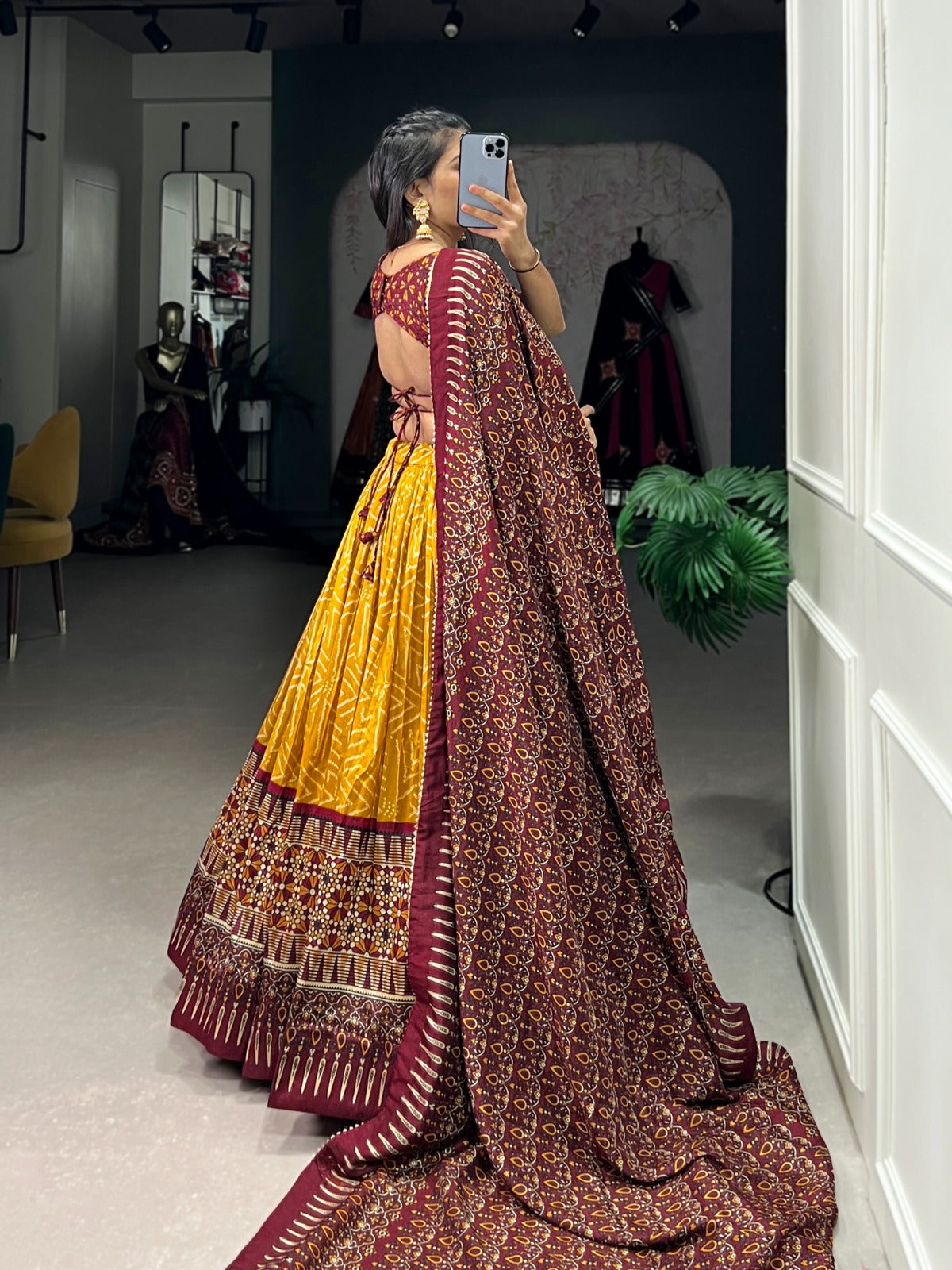 Beautiful design lehenga and dupatta