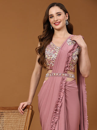 pink party wear saree collection online ragthm usa