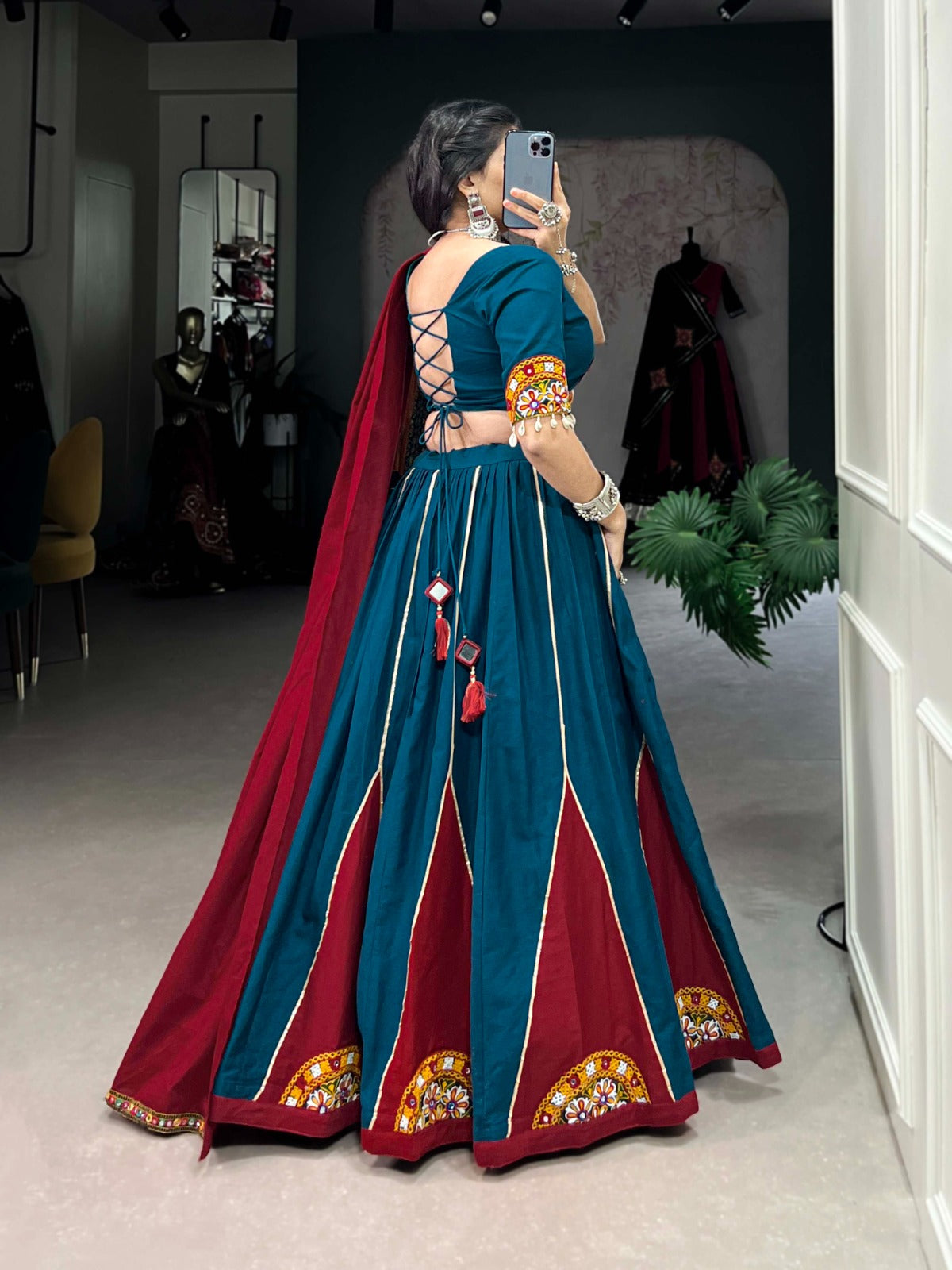 Fancy Modern looking chaniya choli for navratri wear