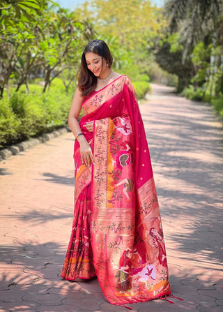 pink ready to wear saree australia